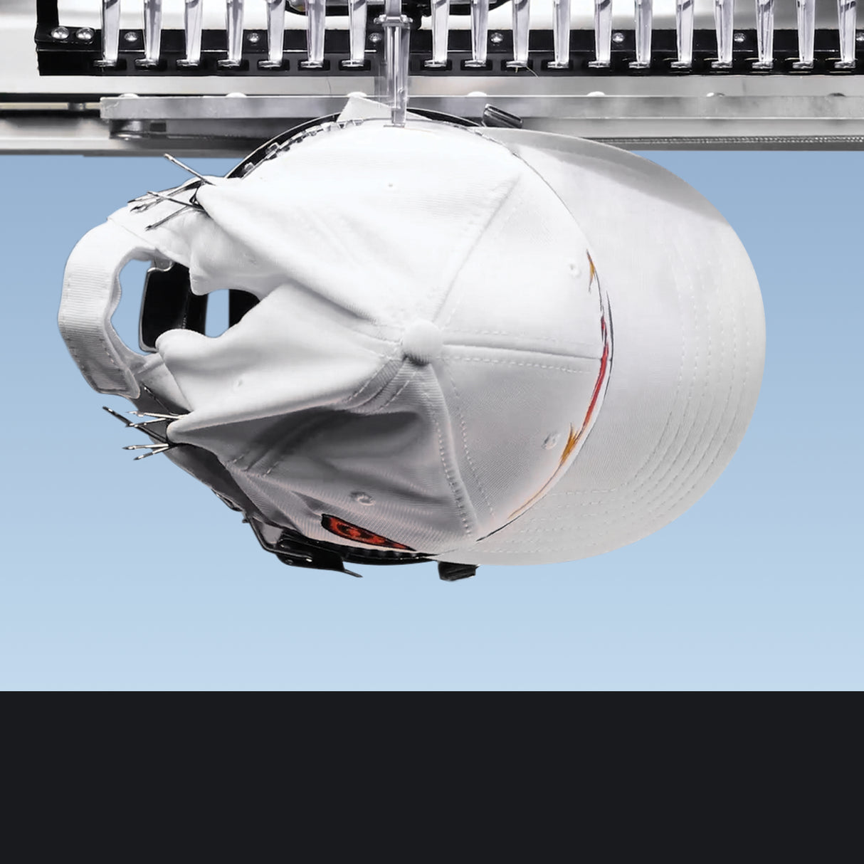 Marquee Two-Head 20-Needle Commercial Embroidery Machine with 10.1" Touchscreen Panel