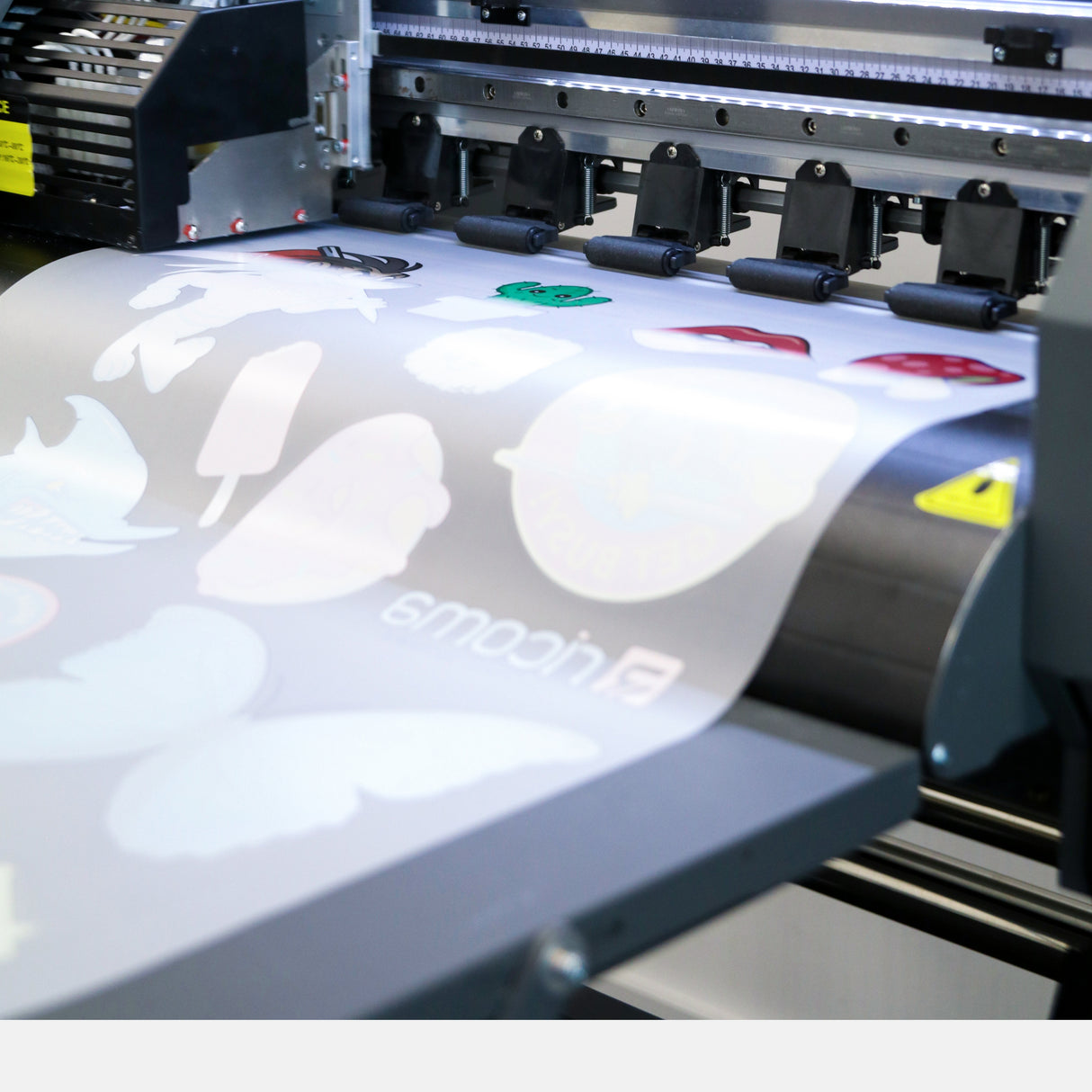 dtf printer in function film roll