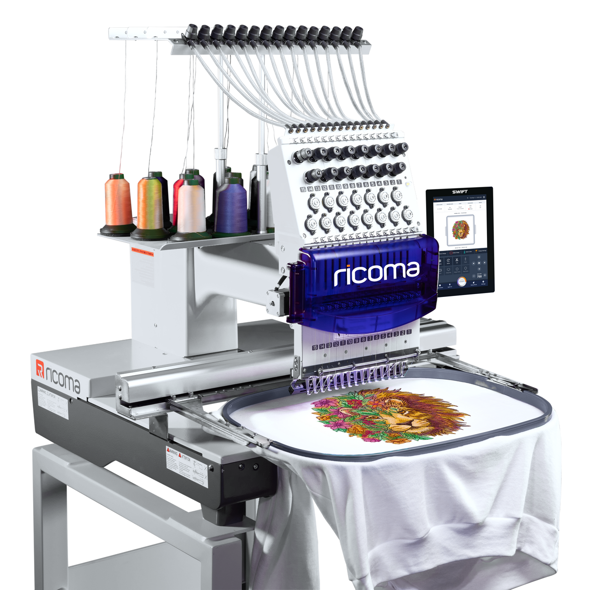 Swift 15-Nadel-Gewerbestickmaschine mit 10,1"-Touchscreen