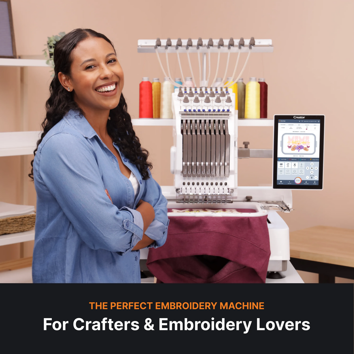 perfect embroidery machine for crafters and embroidery lovers