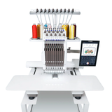 Machine à broder Creator 10 aiguilles, facile à utiliser pour les semi-professionnels, avec écran tactile de 10, 1 pouces. 