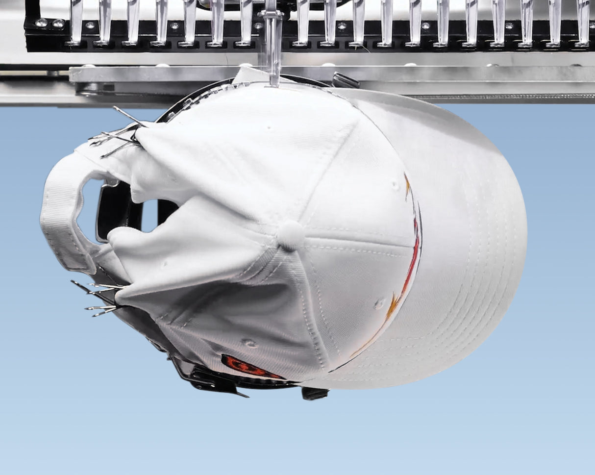 cap rotation image on ricoma embroidery machine