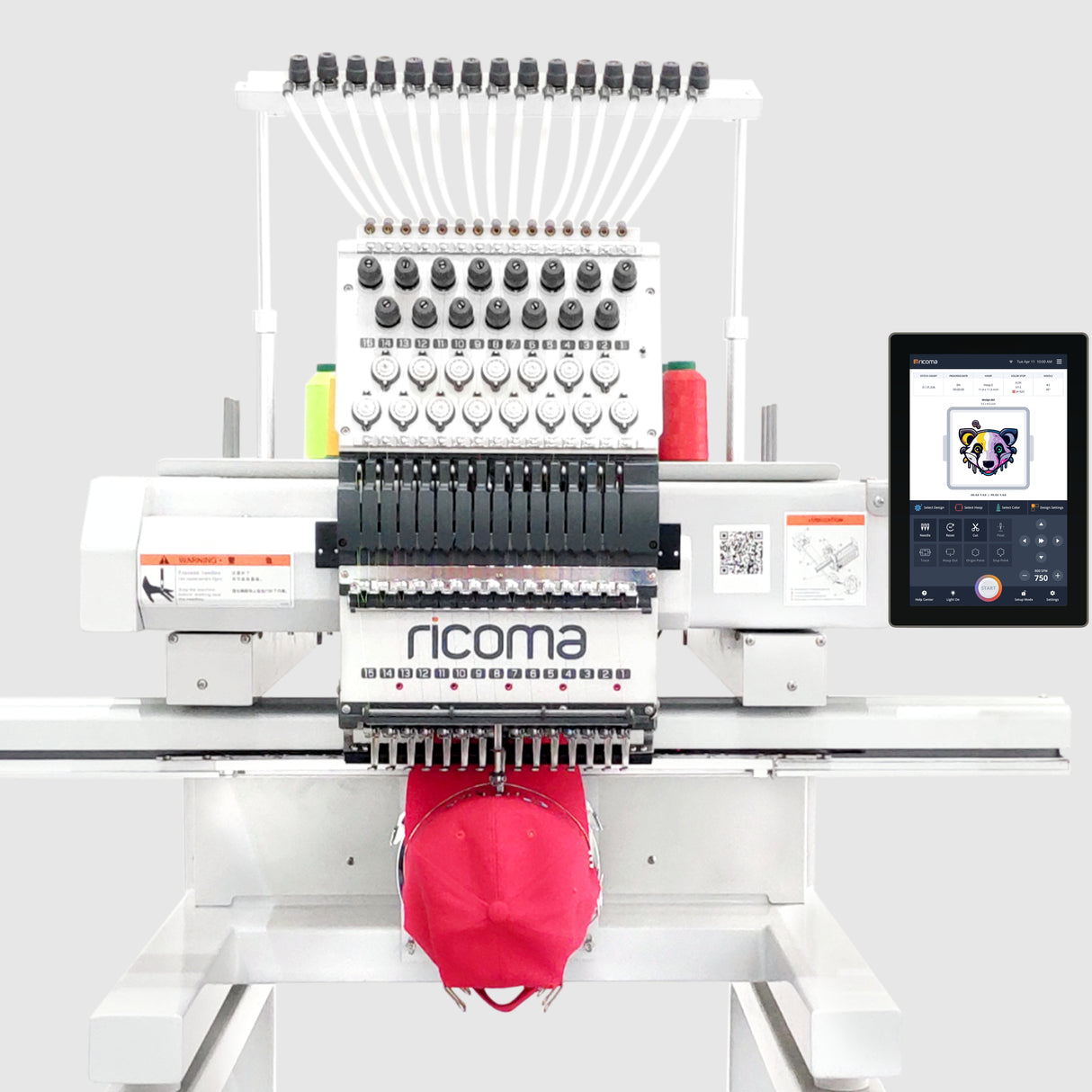 SWM 20-Nadel-Stickmaschine mit 10,1"-Touchscreen