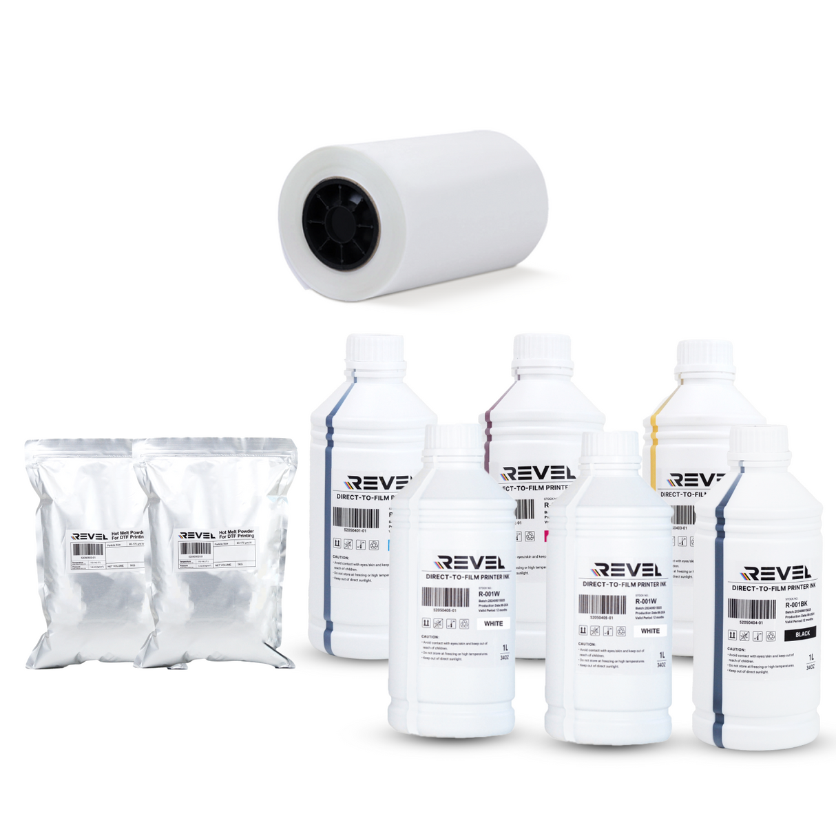 dtf bundle pack ricoma with 30 cm cold peel film roll