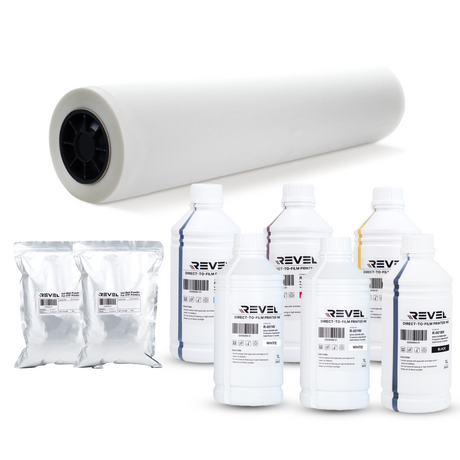 dtf bundle pack ricoma with 60 cm cold peel film roll