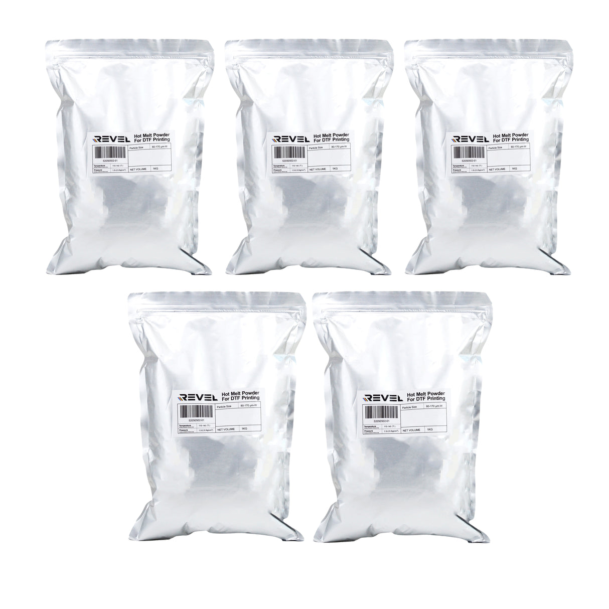 dtf powder image 5 kg white background