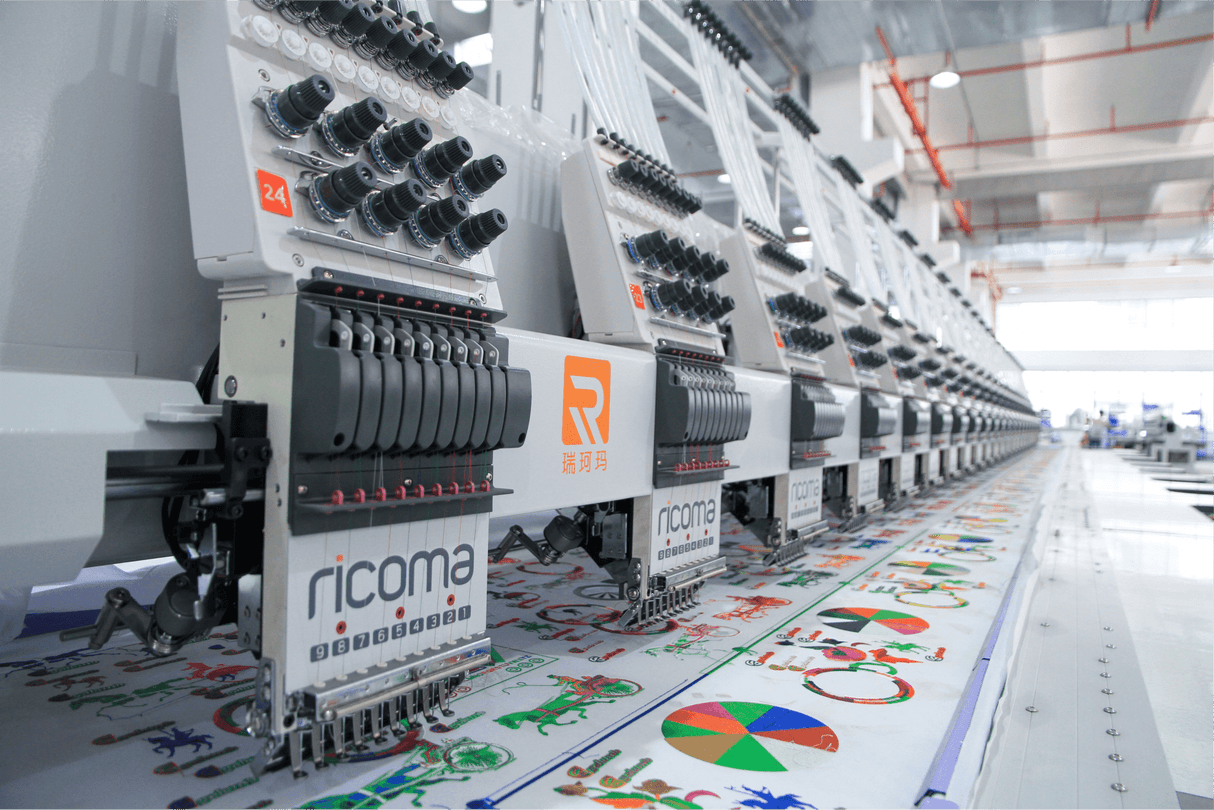 fp series multihead embroidery machines up to 40 heads 2