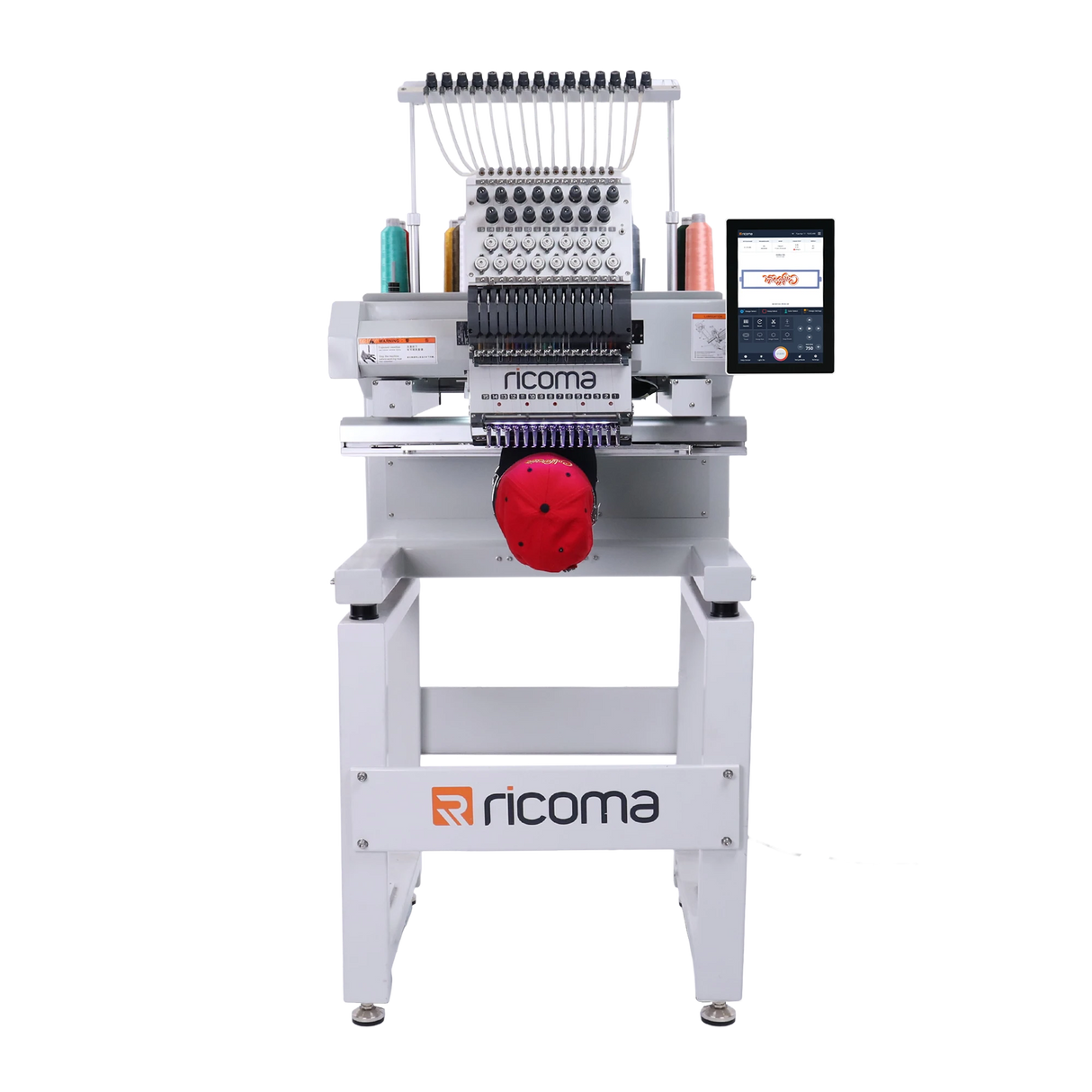 Marquee 12-Needle Commercial Embroidery Machine with 10.1" Touchscreen Panel