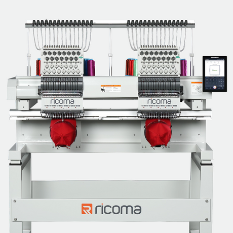Marquee 1502 two-head commercial embroidery machine