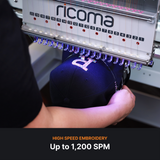 Marquee 15-Needle Commercial Embroidery Machine Series with 10.1" Touchscreen Panel