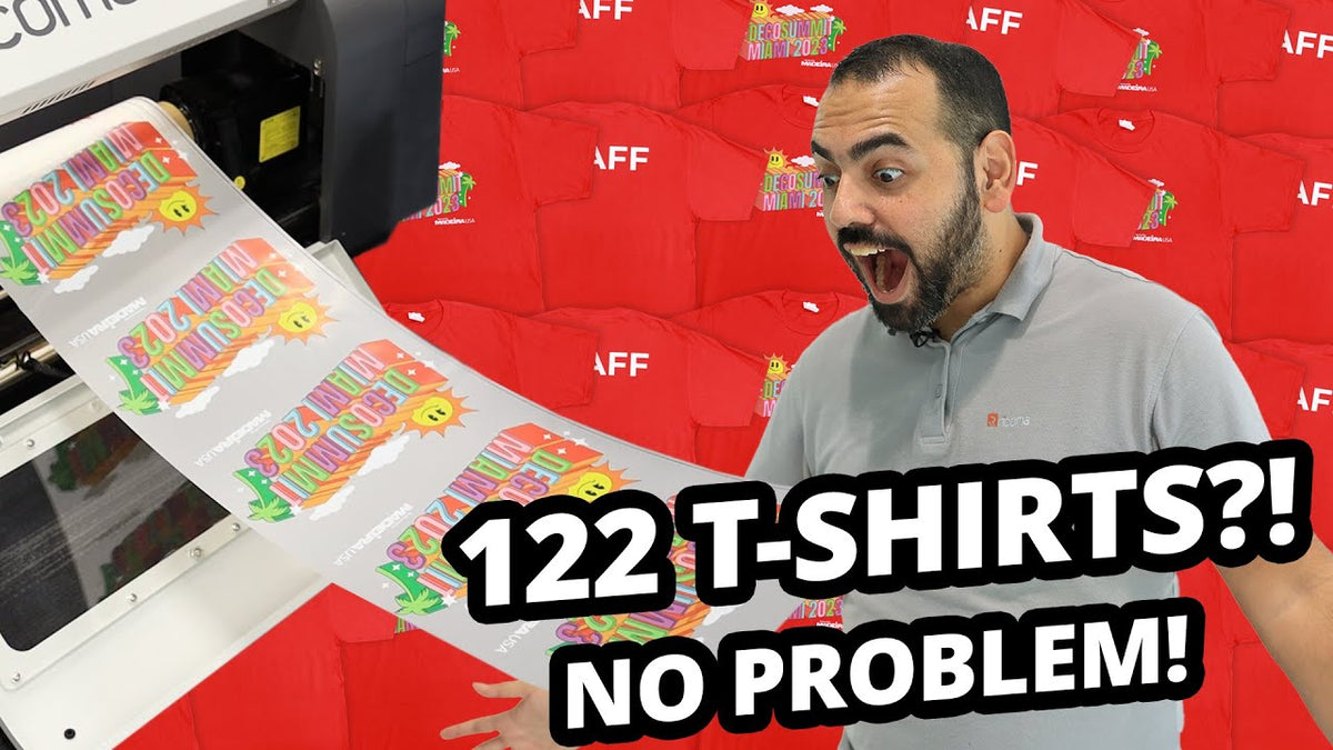 122 Shirts with Ricoma’s DTF Printer