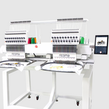 Ricoma embroidery machine SWM with 10 inches digital display two heads