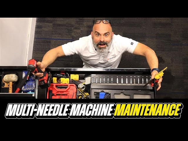 Multi Needle Machine Maintenance Tutorial