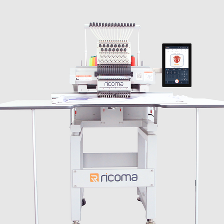 Ricoma embroidery machine SWM with 10 inches digital display one head