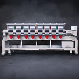 Titan Series 8-Head, 15-Needle High-Speed Multi-Head Embroidery Machine