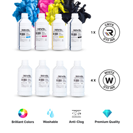 white ink bundle 8l for dtf printers